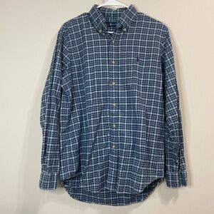 Men’s Polo Ralph Lauren Purple & Blue Green Plaid Shirt
